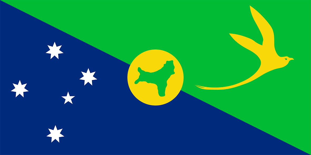 The flag of Christmas Island.