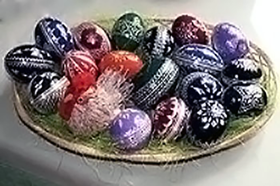 Easter egg decorations.