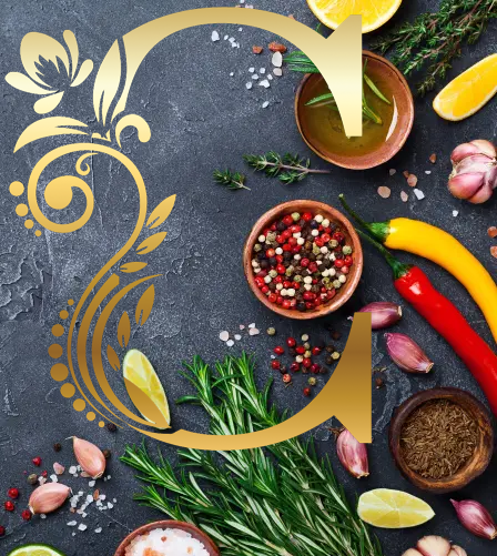 Decorative capital B on background.