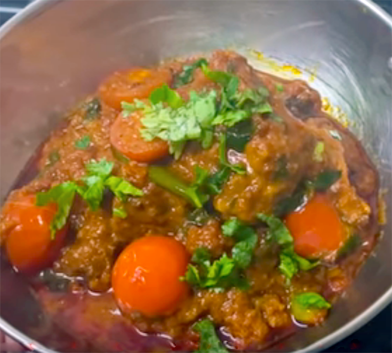British Indian restaurant style rogan josh