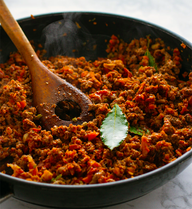 home-made bolognese ragu