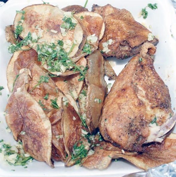 Chicken Bonne Femme