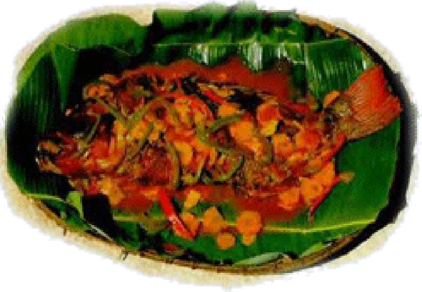 Fish dressed with escabeche sauce