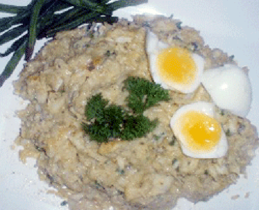 Kedgeree, Anglo-Indian breakfast dish of fish and rice