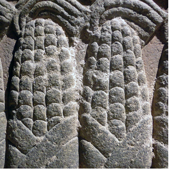 Mesoamerican carving of maize cobs
