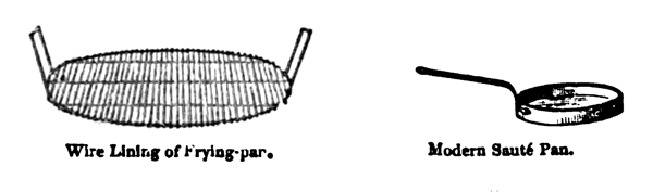 Eliza Acton Saute Pan and Wire Lining