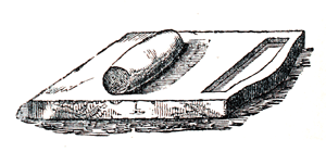 Eliza Acton Rolling Pin and Marble Slab