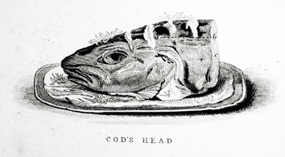 Eliza Acton Carving a Cod's Head