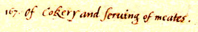 Parkers written Description of the Proper New Book of Cookery