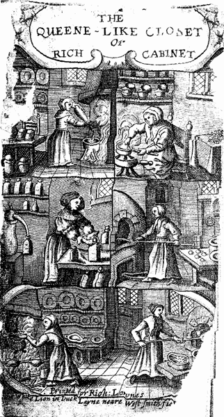 Queen-like Closet by Hannah Woolley frontispiece