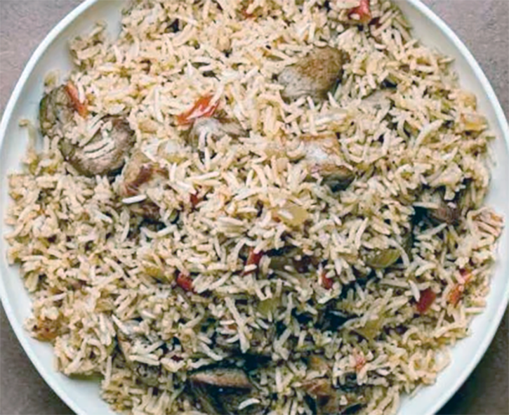 bariis iskukaris rice dish served in a dish
