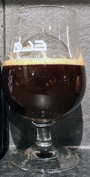 treacle beer in a glass