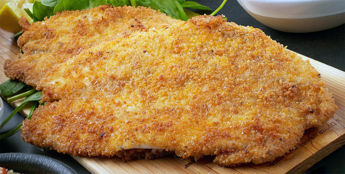 breaded sole fillet