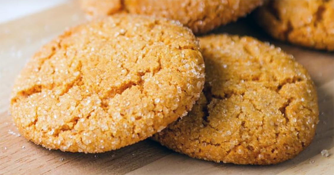 honey biscuits on a wooden board