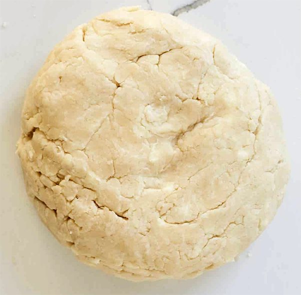 ball of elizabethan cream pastry dough