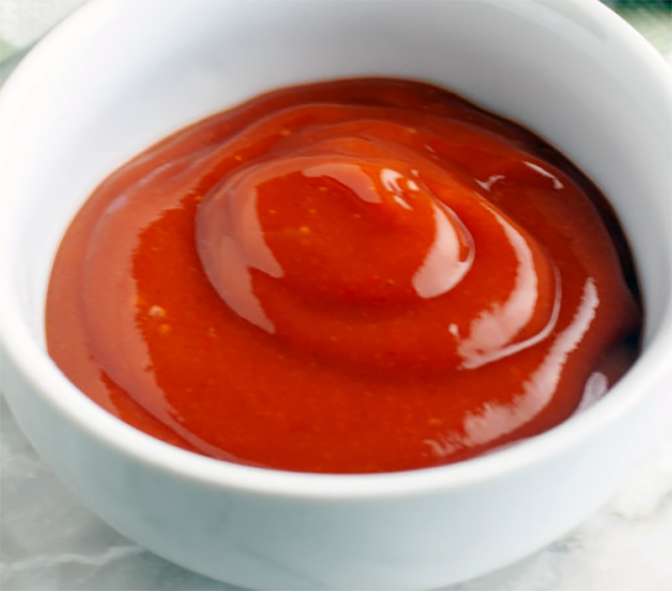 Heinz 57 sauce copycat in a white bowl