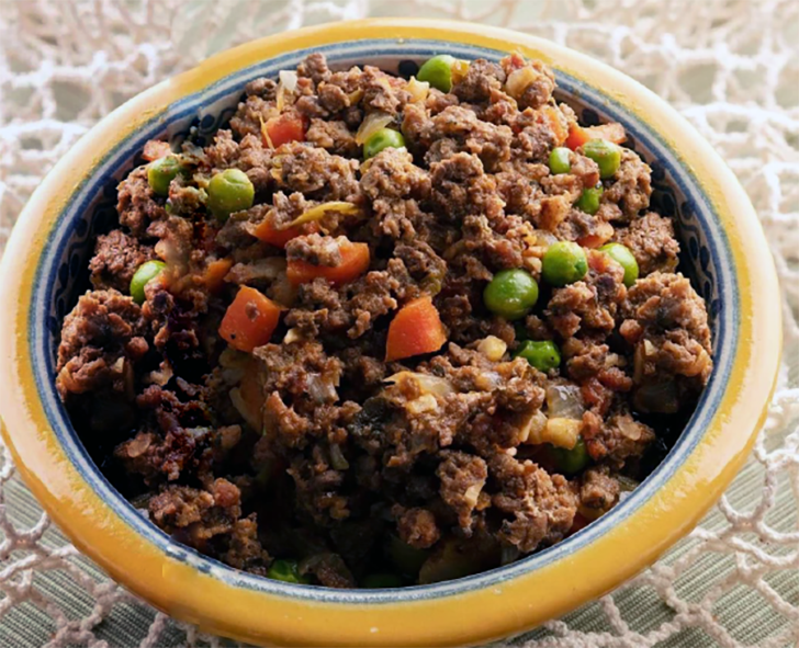 Sonoran picadillo served in a bowl