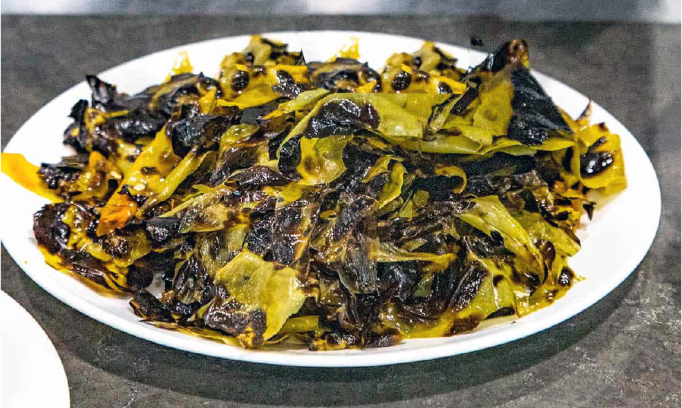 roasted chillies on a plate