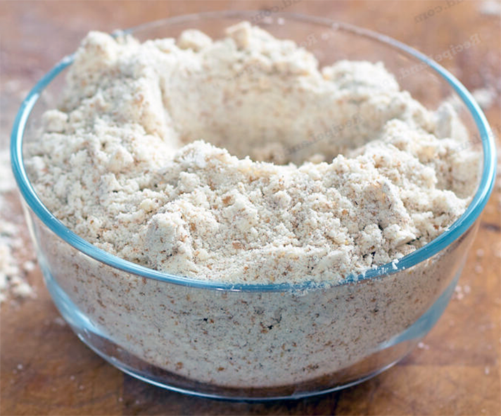 buttermilk baking mix in a glass bowl