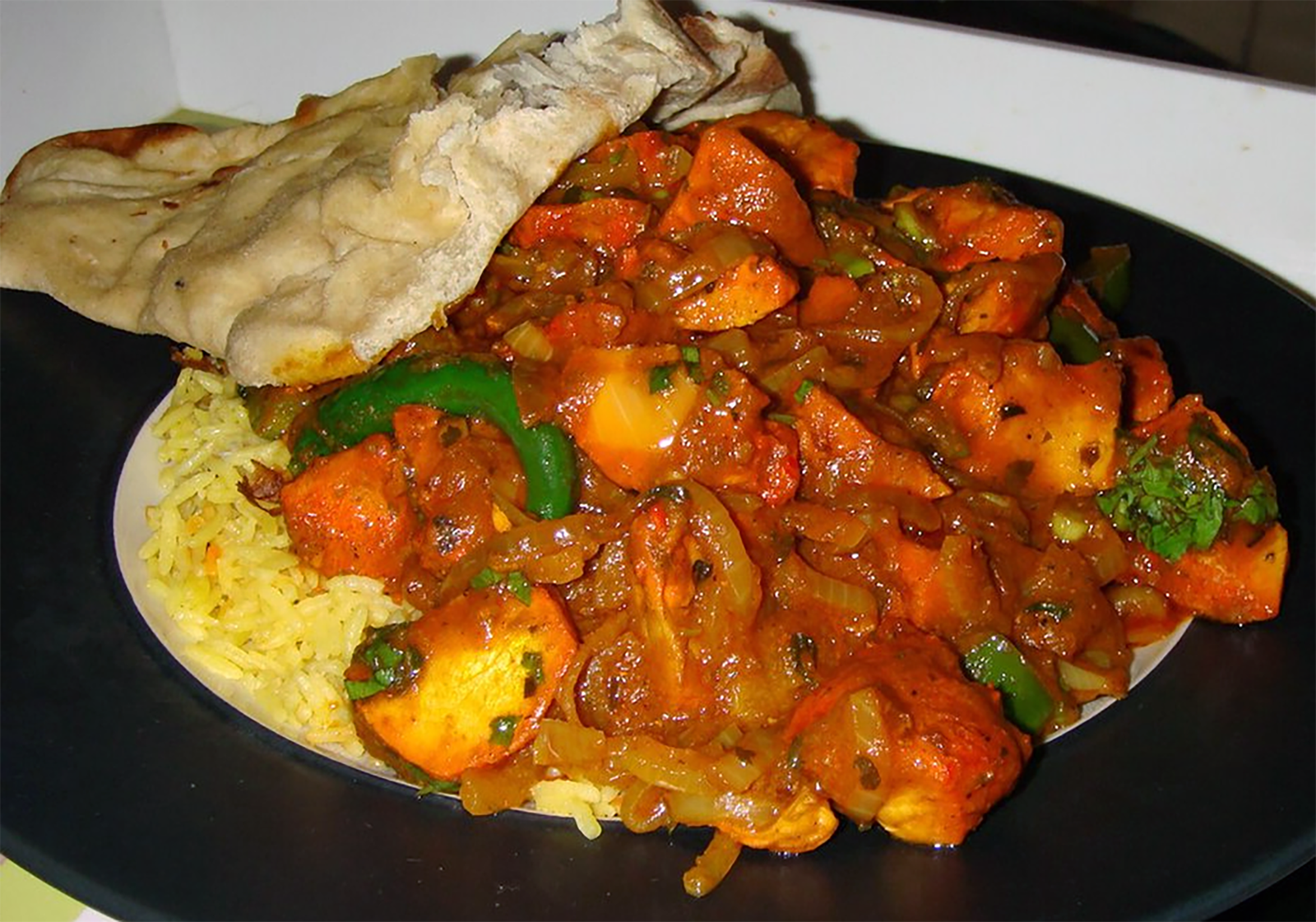 Lamb balti curry from Pakistan.