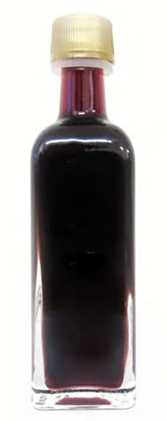 bottle of crowberry syrup