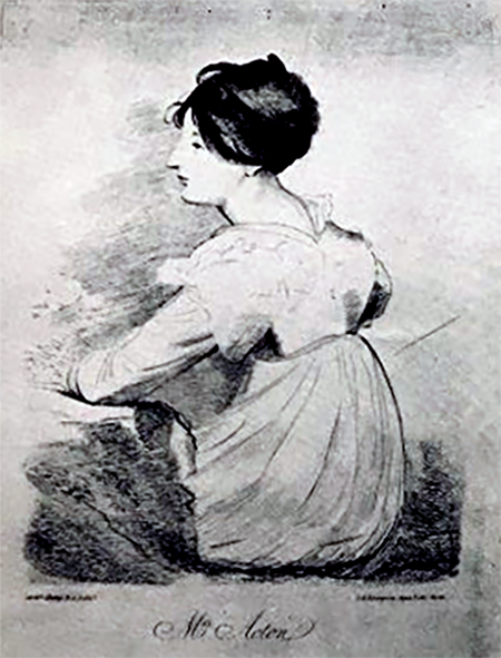 Engraving of Eliza Acton by J.G. Spurgeon after William Beechey.