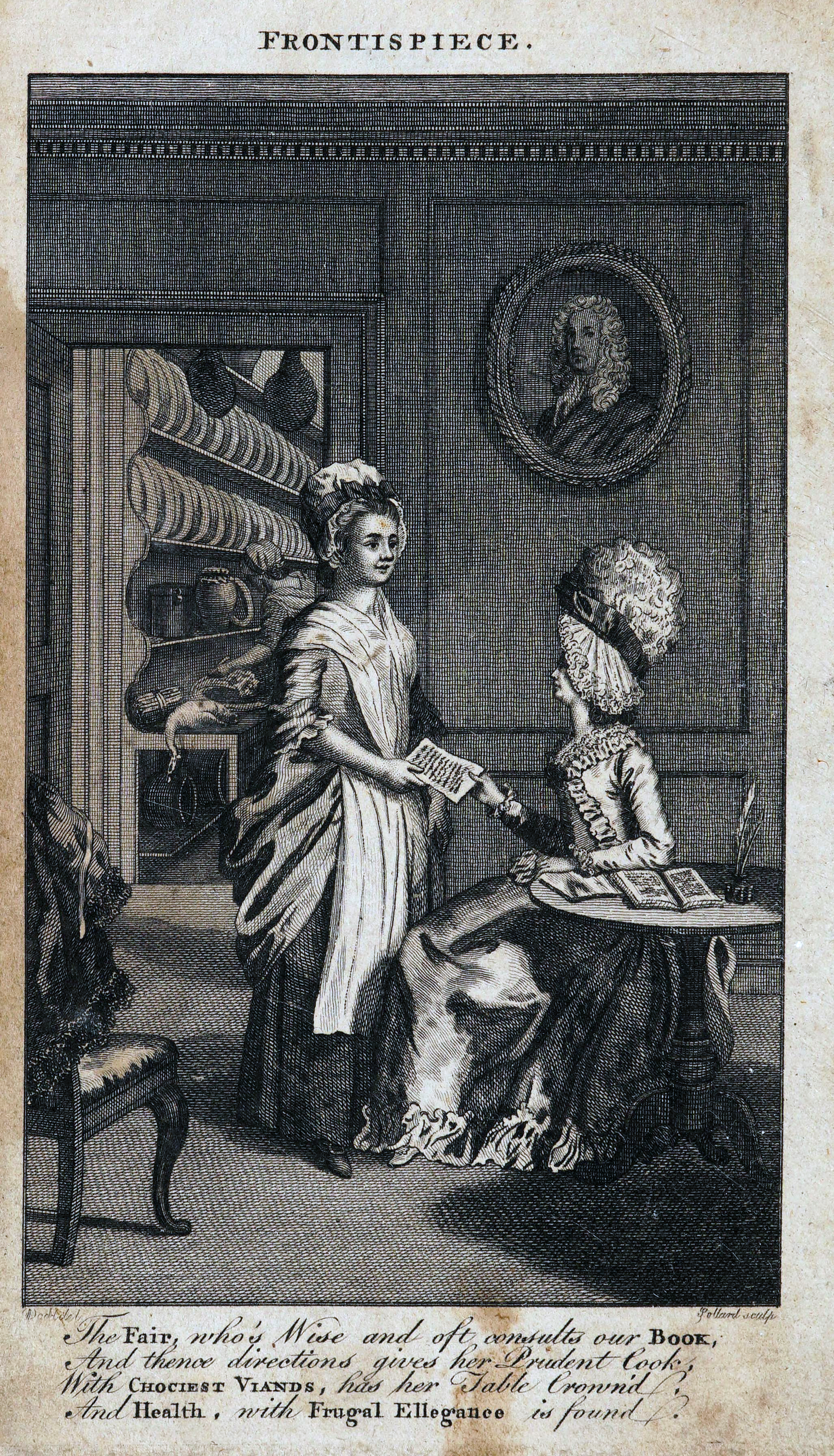 Hannah Glasse The Art of Cookery Frontispiece