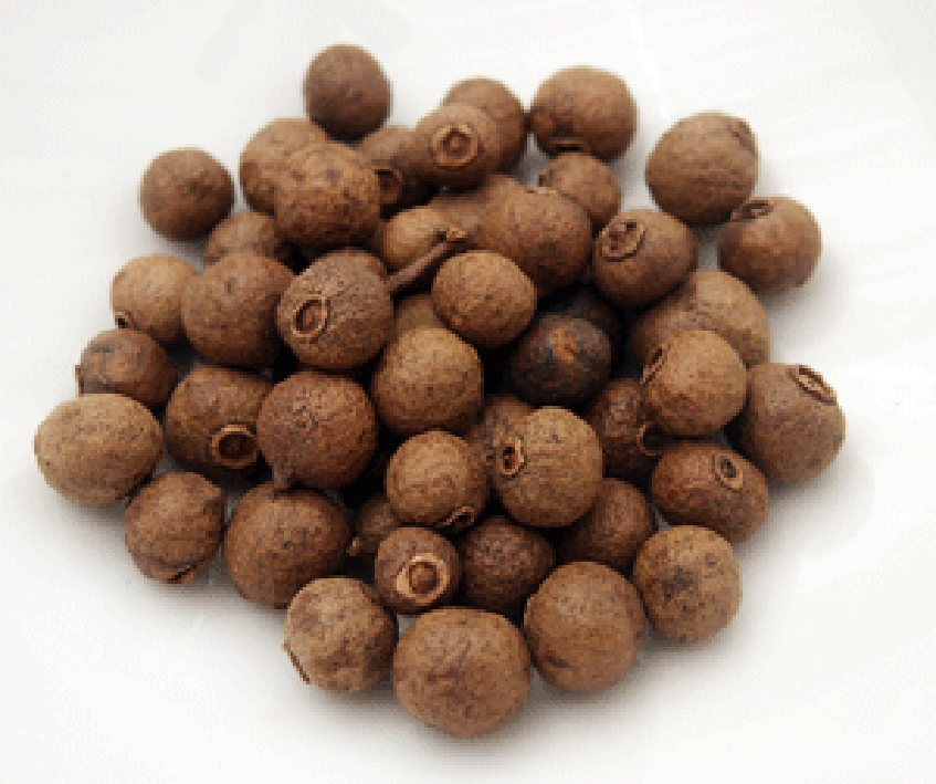 Pile of allspice berries