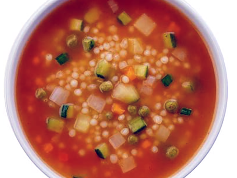 tuscan minestrone soup served in a bowl