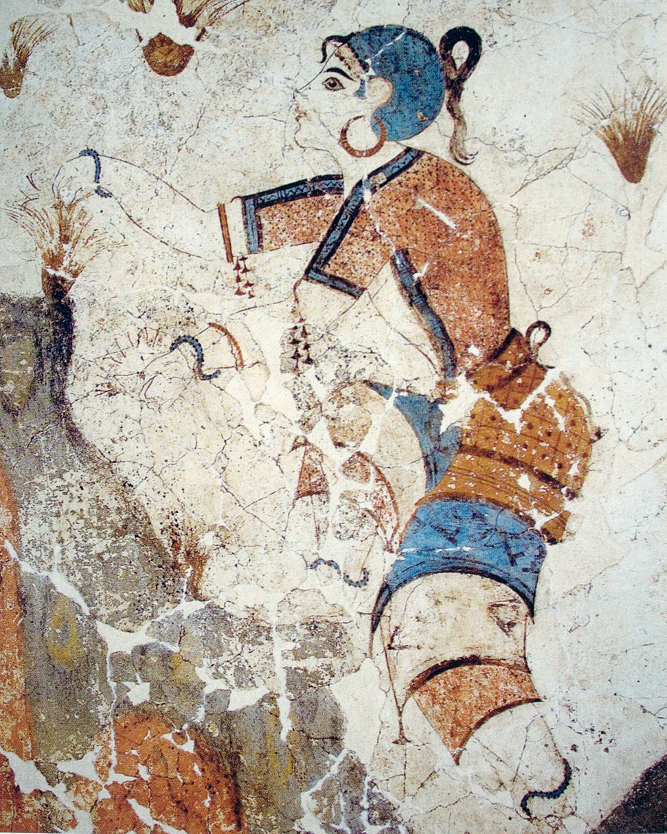 Minoan saffron gardener