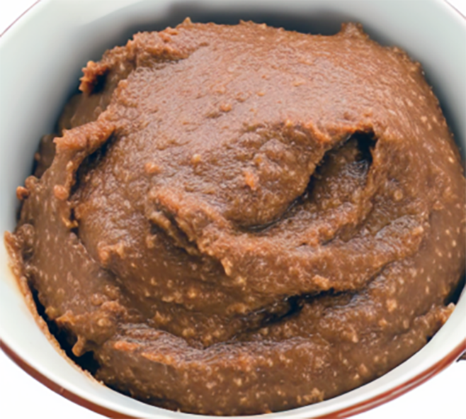 Malawi peanut butter in a small dish